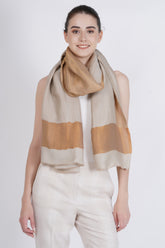 Beige Wool Stole