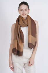 Earthtone Elegance Wool Stole