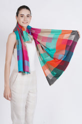 Carnival Cube Modal Scarf Shawl
