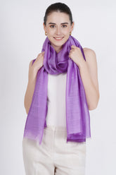 Lavender Mist Silk Stole