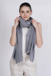 Silver Lining Fine Wool Stole