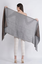 Fine Wool Reversible Lurex Stole