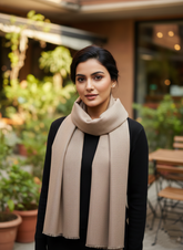 Classic Solid Black 100% Pure Pashmina Shawl / Scarf - Luxurious and Soft by Cashmere Craft