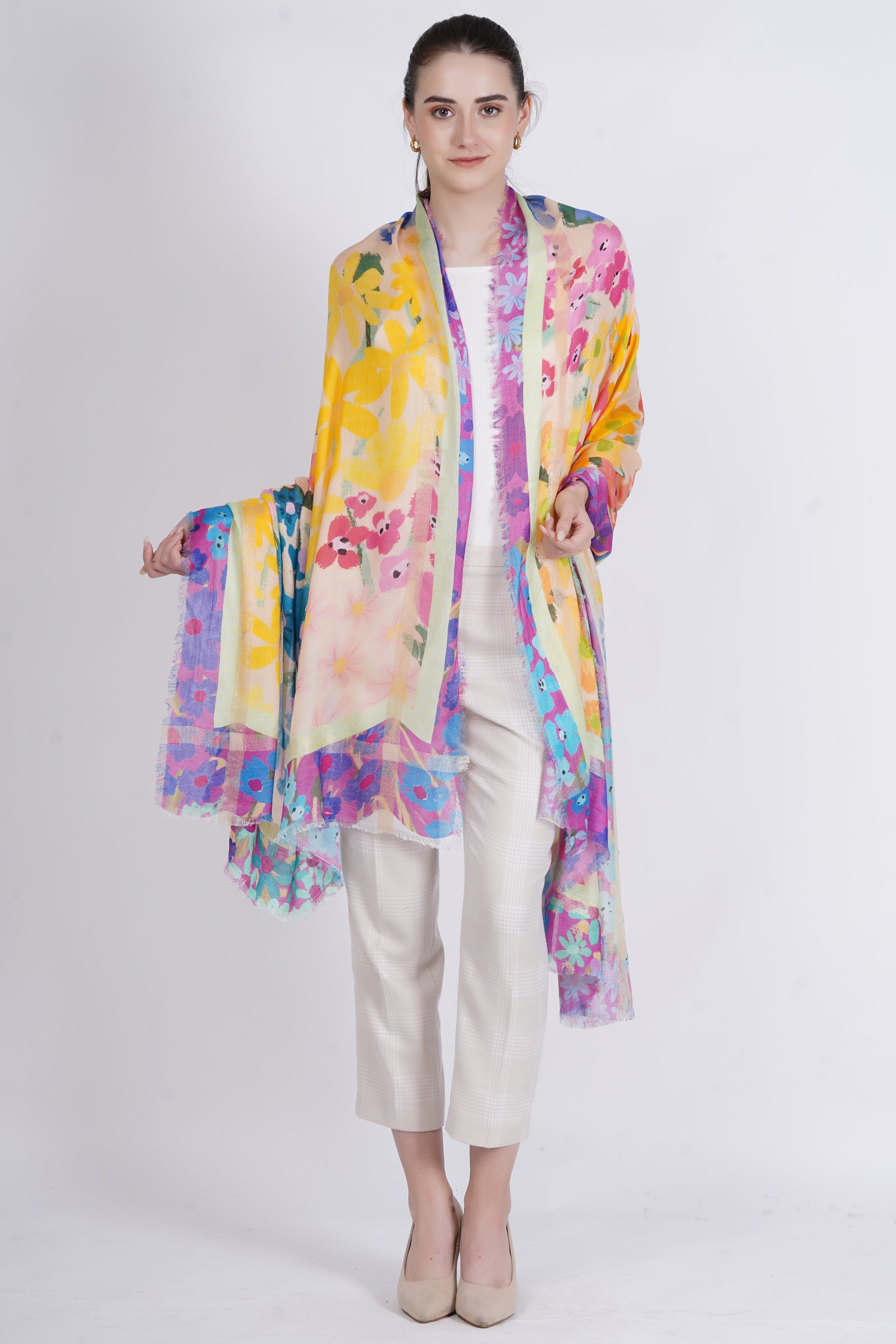 Floral Elegance Scarf
