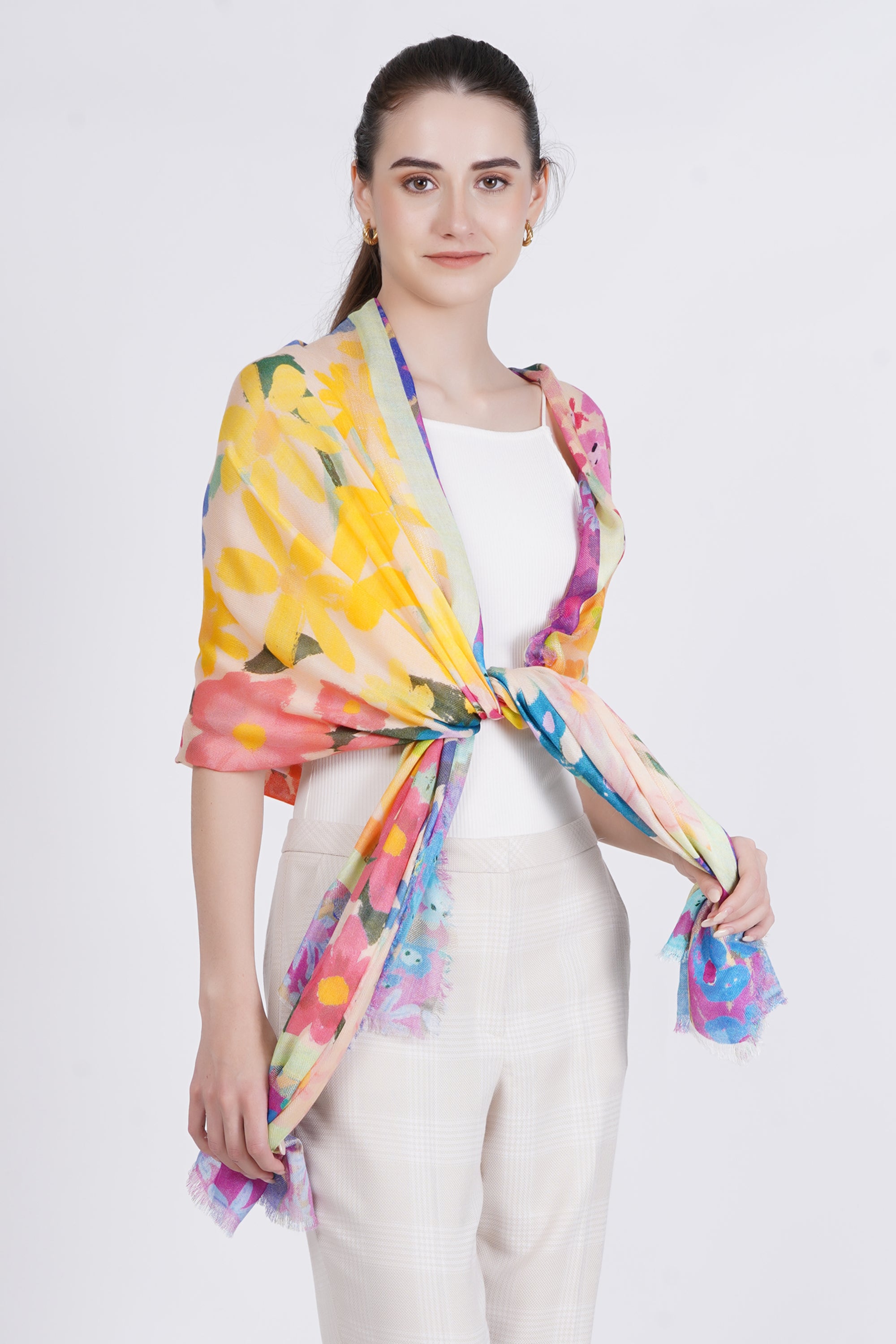 Floral Elegance Scarf