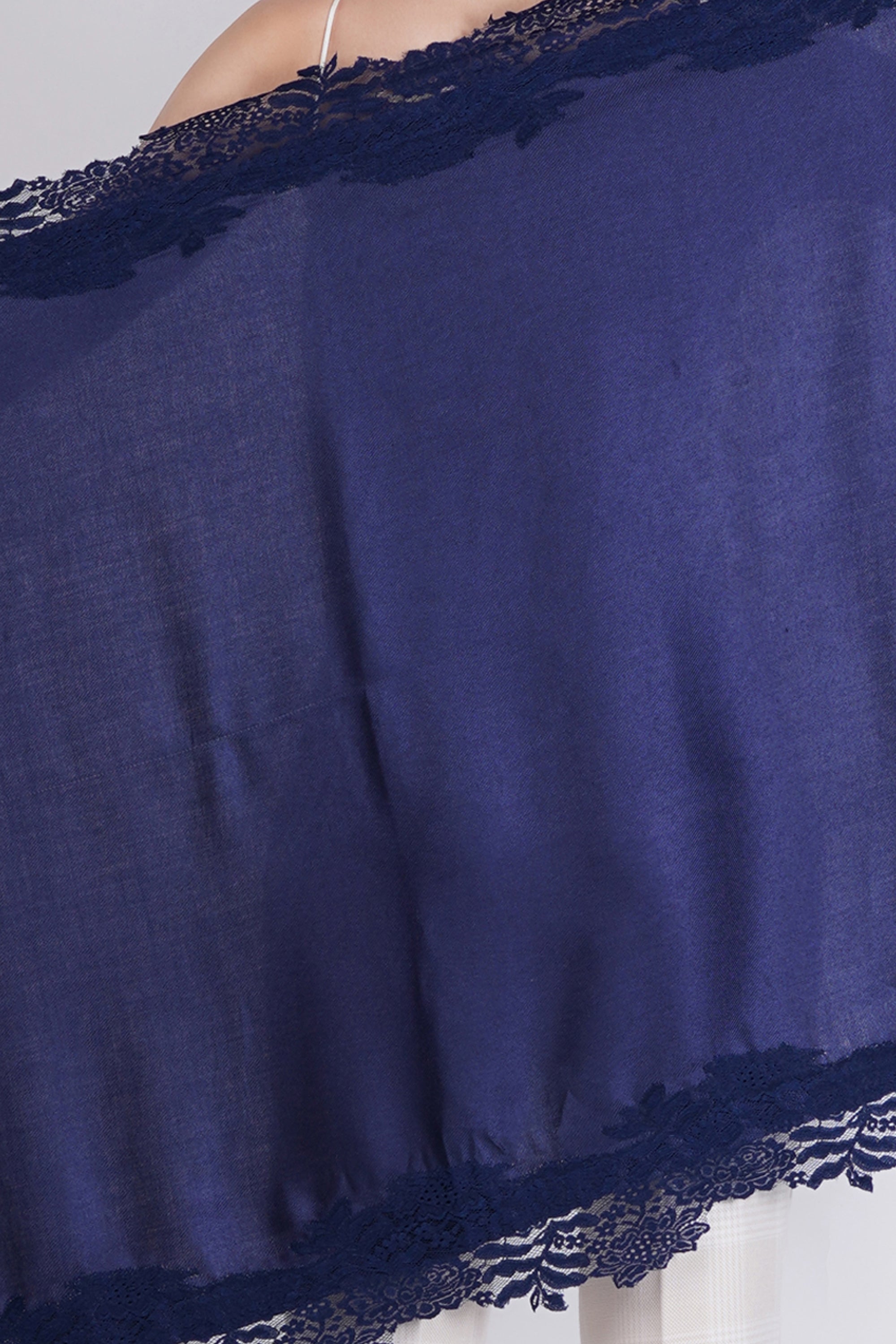 Visose Modal Stole with Lace