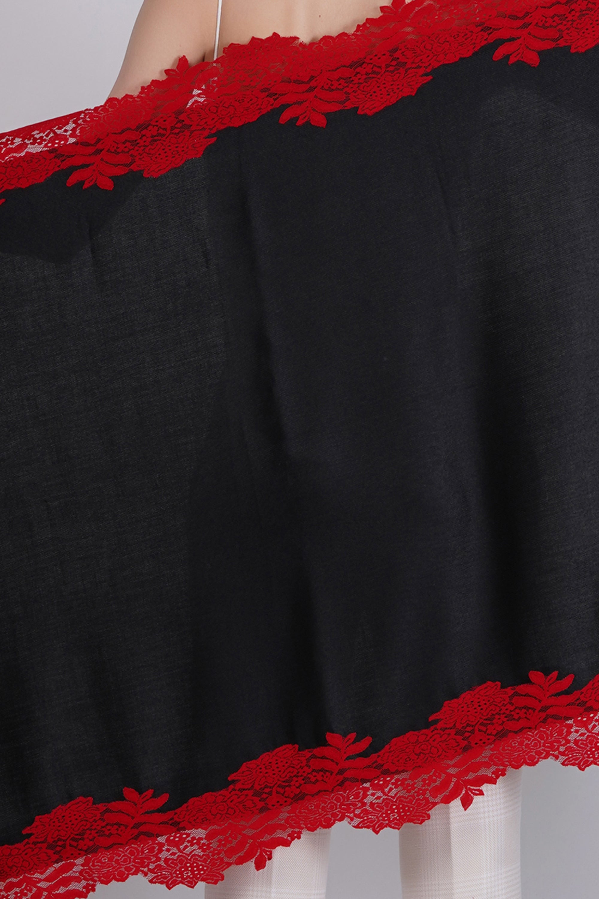 Visose Modal Stole with Lace