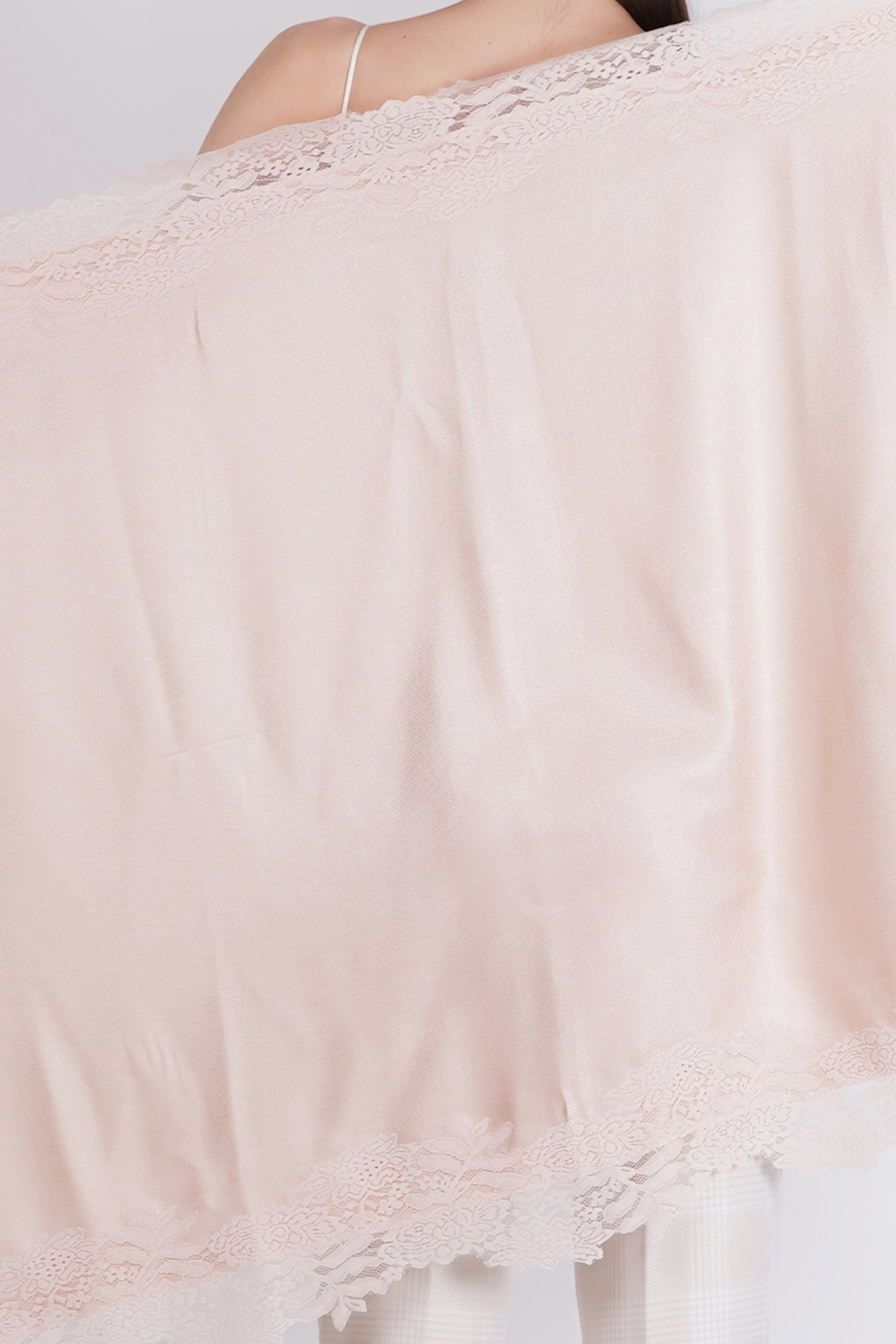 Visose Modal Stole with Lace